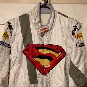 Formula One FIA Superman Red Bull Monaco Cannes Pit Crew Suit